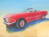 Red Mercedes